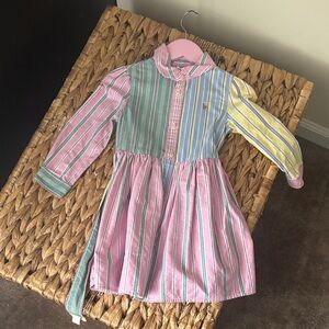 Polo Ralph Lauren Colorful Striped Kids Dress